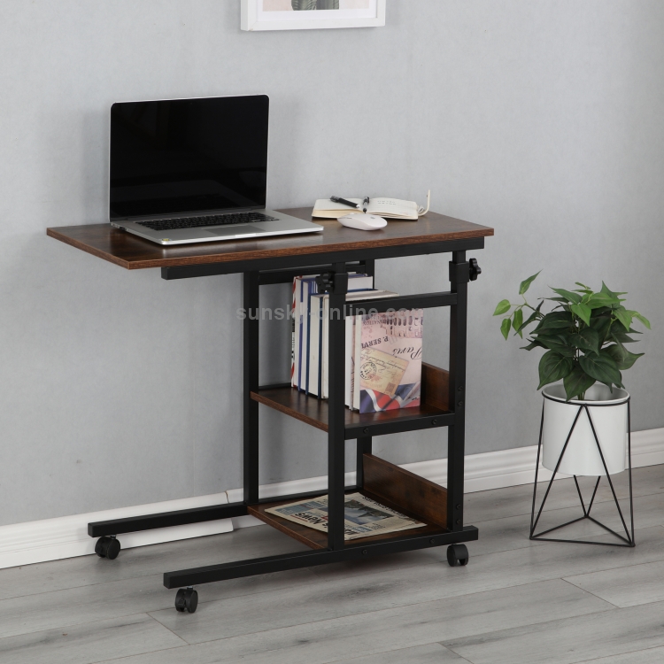 Adjustable Moveable Home Computer Desk, Movable Computer Desk With Wheels