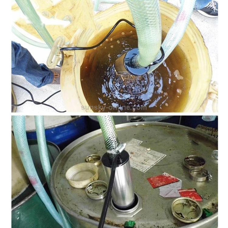Pompe submersible électrique de transfert de carburant d'huile d'eau