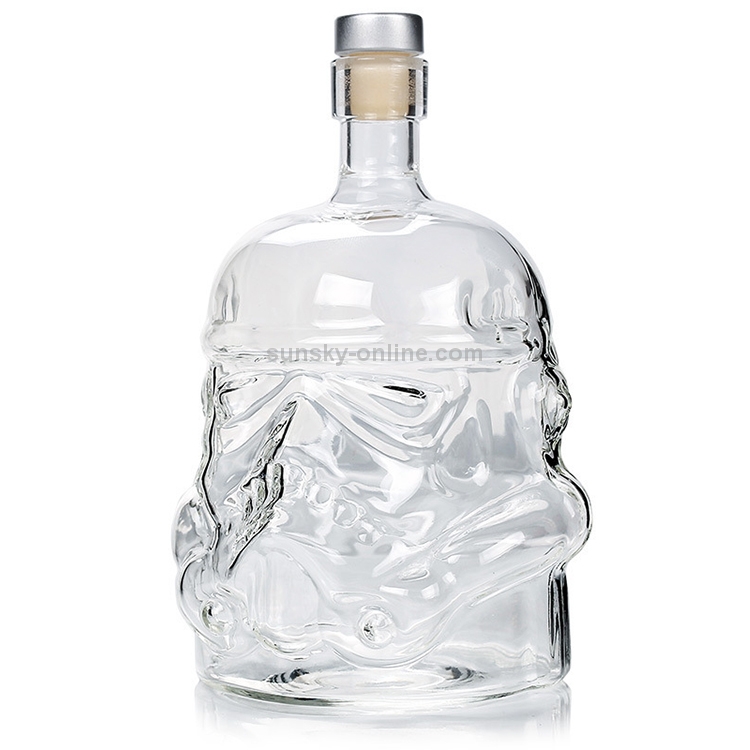 Bouteille en verre Pot à vin Decanter Transparent Crystal Vodka Flagon  Gift, Capacité: 650 ml