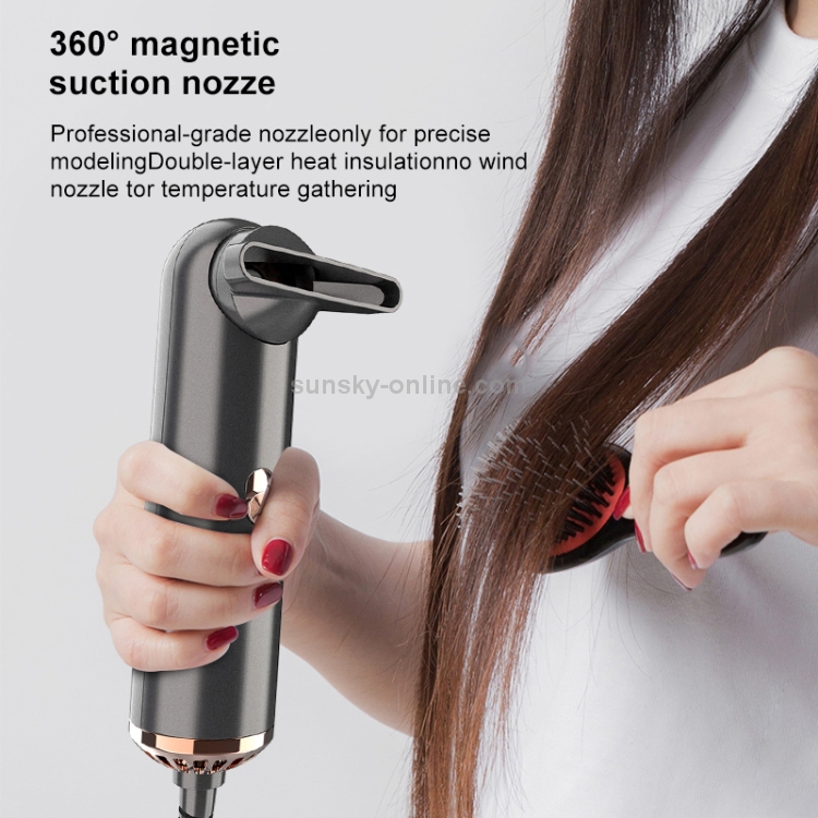 SUNSKY - Mini secador de pelo eléctrico sin hojas, enchufe estadounidense  110-125 V