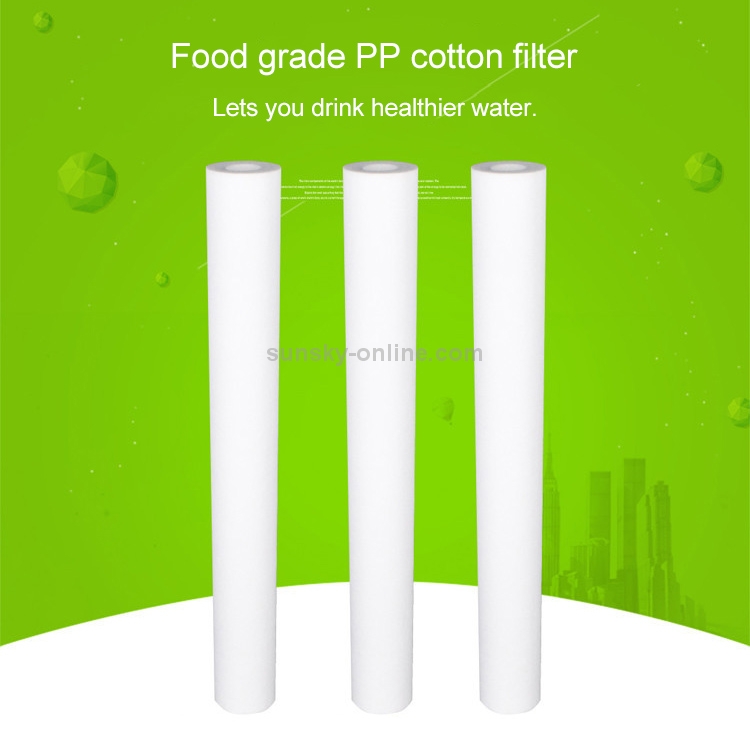 Filtre d'épurateur d'eau domestique de filtre de coton PP de 20 pouces,  style: Acupuncture PP5 Micron