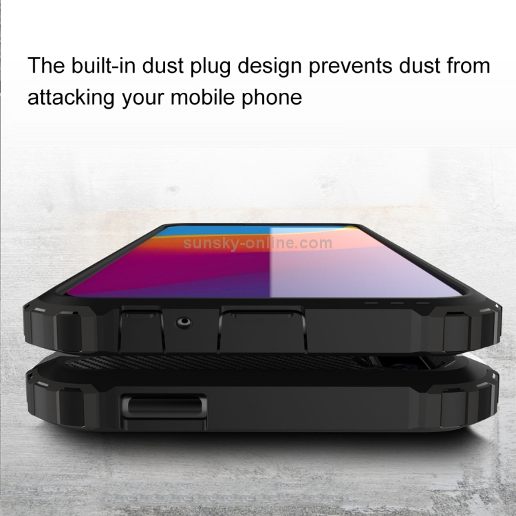 Funda combinada Magic Armor TPU + PC para Huawei Y9 Prime (2019) / P Smart  Z (Negro)