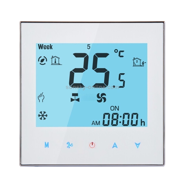 Thermostat d'ambiance digital programmable, 636150, Chauffage  Climatisation et VMC