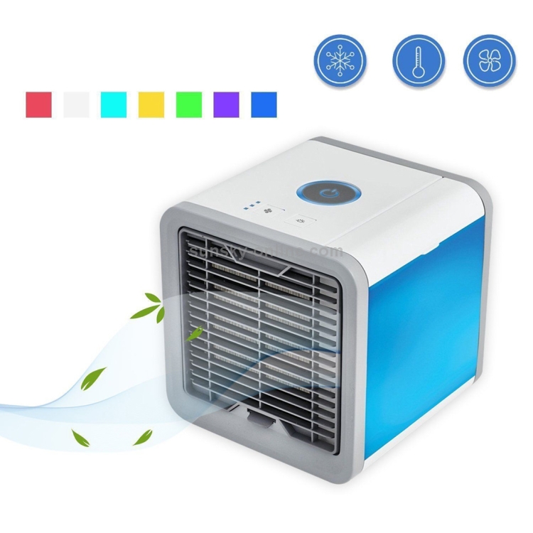 5 Speed Air Conditioner Portable Mini Air Cooler LED Humidifier USB Fan