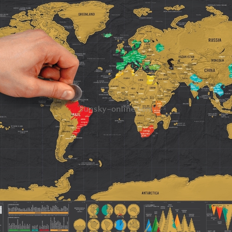 Forniture per ufficio per insegnamento scolastico Mappa del mondo