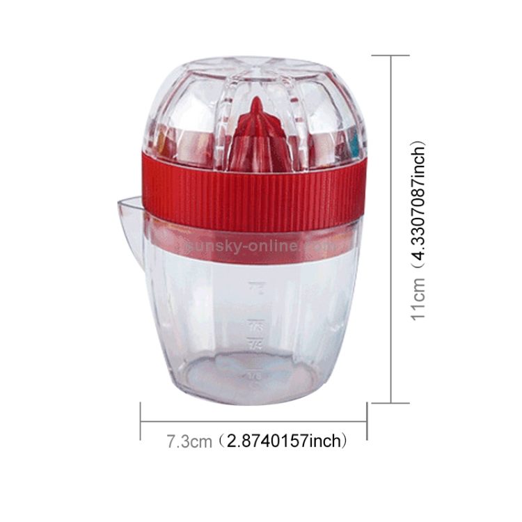 Multi-function Manual Mini Lemon Juicer with a Graduation Cup Juicer (Random  Color Delivery)