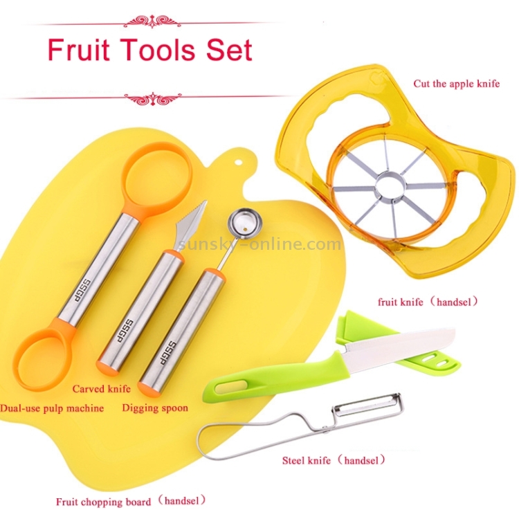 Multi-function Portable Fruit Carving Tools Kit Food Carving