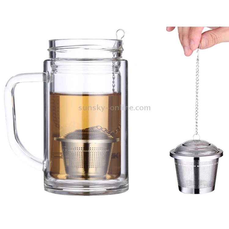 Stainless Steel Locking Spice Tea Ball Strainer Mesh Infuser Coffee Tea Filter-e
