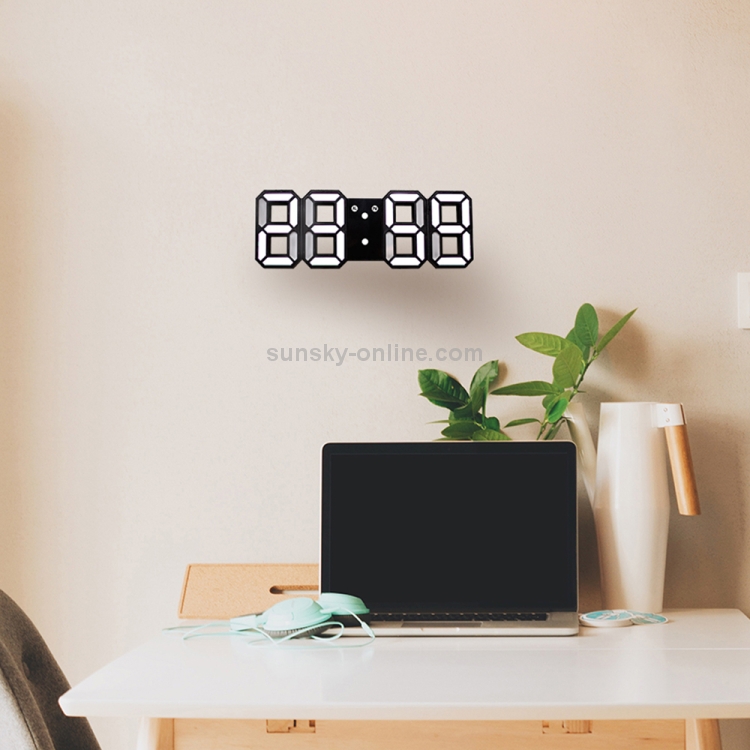 Reloj de mesa Digital LED para el hogar y la Oficina, reloj despertador con  proyección LED