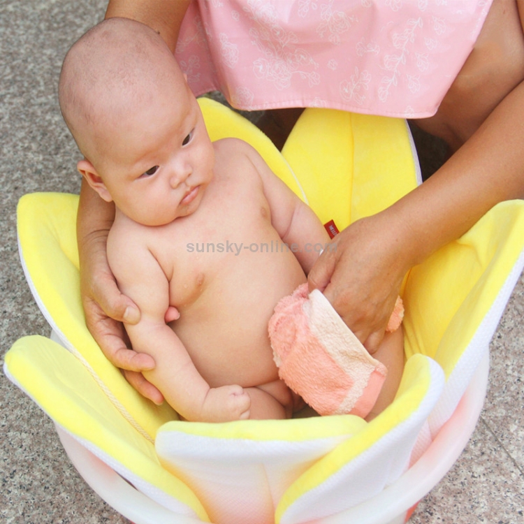 Tappetino da bagno pieghevole per vasca da bagno lavello fiorito fiore di  loto per neonato, dimensioni