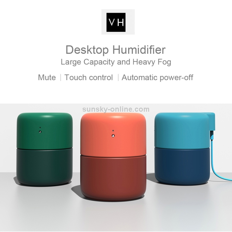 Original Xiaomi Youpin VH Air Humidifier 420ml Portable USB Touch-Control Silent Air Purifier for Home / Office / Car(Red) - 5