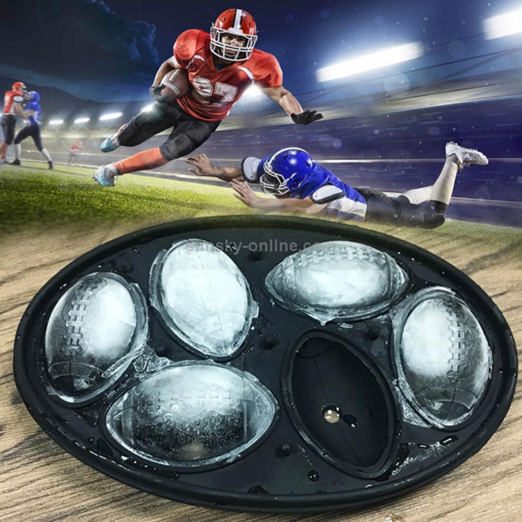 Ice Soccer Ball Molds Silicone Ice Cube Mould for Bars and Kitchen
