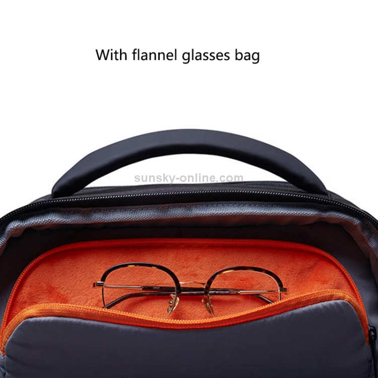 Sac à dos Geek étanche de grande capacité d'origine Xiaomi Fashion Notebook (noir) - 5