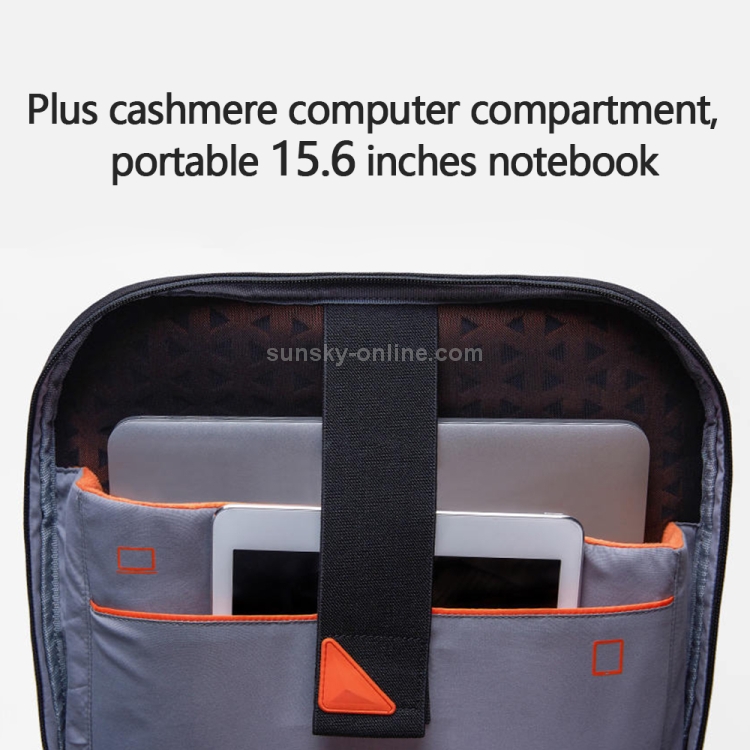 Sac à dos Geek étanche de grande capacité d'origine Xiaomi Fashion Notebook (noir) - 6