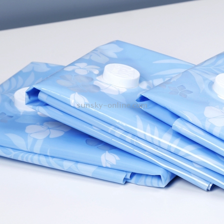 Space Saving Orchids Pattern Vacuum Storage Bag, Thinken Quilts Clothing  Vacuum Seal Storage Bag, Size: 60*80 cm