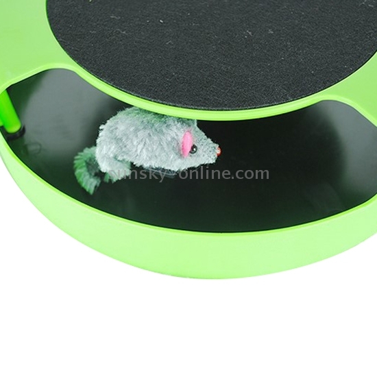 Suministros para mascotas Gato Plástico Atrapa el ratón Tocadiscos interactivo Juguetes para mascotas - 2