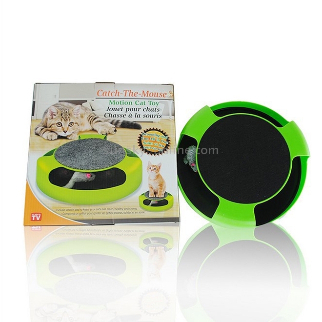Suministros para mascotas Gato Plástico Atrapa el ratón Tocadiscos interactivo Juguetes para mascotas - 3