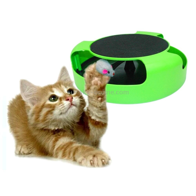 Suministros para mascotas Gato Plástico Atrapa el ratón Tocadiscos interactivo Juguetes para mascotas - 4