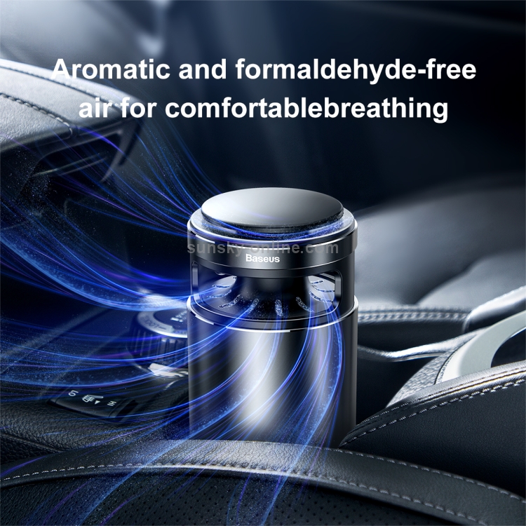 Baseus ACJHQ 0S Car Micromolecule Formaldehyde Purifier Silver