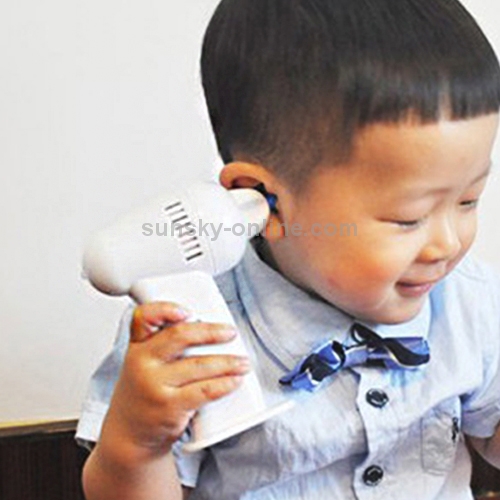 WaxVac Nettoyeur d'oreille électrique doux et efficace pour enfants adultes  Dispositif de nettoyage des oreilles