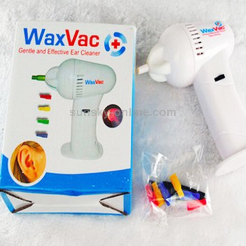 WaxVac Nettoyeur d'oreille électrique doux et efficace pour enfants adultes  Dispositif de nettoyage des oreilles
