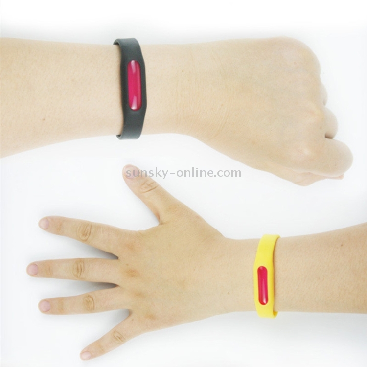 5 PCS Anti-mosquito Silicone Repellent Bracelet Buckle Wristband Bugs Away, Suitable for Children and Adults, Length:23cm, Random Color Delivery - 4