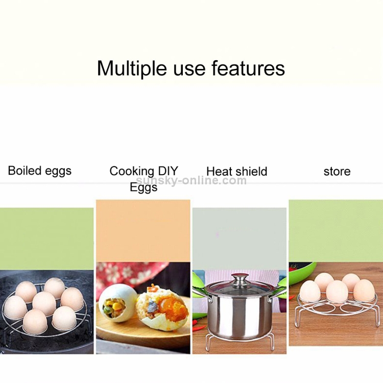 2pcs Steamer Rack Instant Pot Stackable Egg Vegetable Pressure