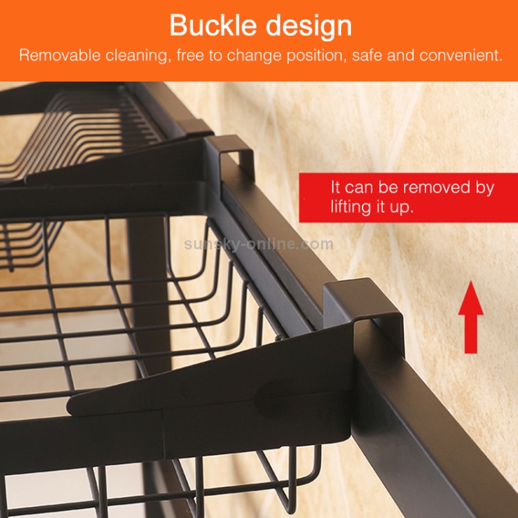 62cm Stainless Steel Kitchen Bowl Dish Drain Rack Storage Holder, Standrad  Version