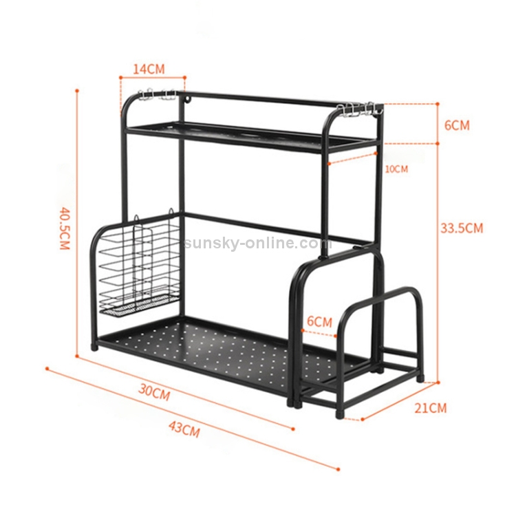 Support de rangement pour Cuisine 2 couches Decopatent ® - Support