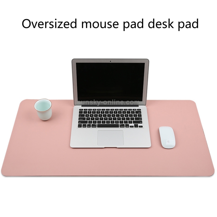 🧱 Nicear Alfombrilla De Escritorio Grande De Piel Sintética (60x30 Cm) - Antideslizante, Impermeable Y Resistente A Manchas - Marrón - Para Portátil, Teclado Y Ratón