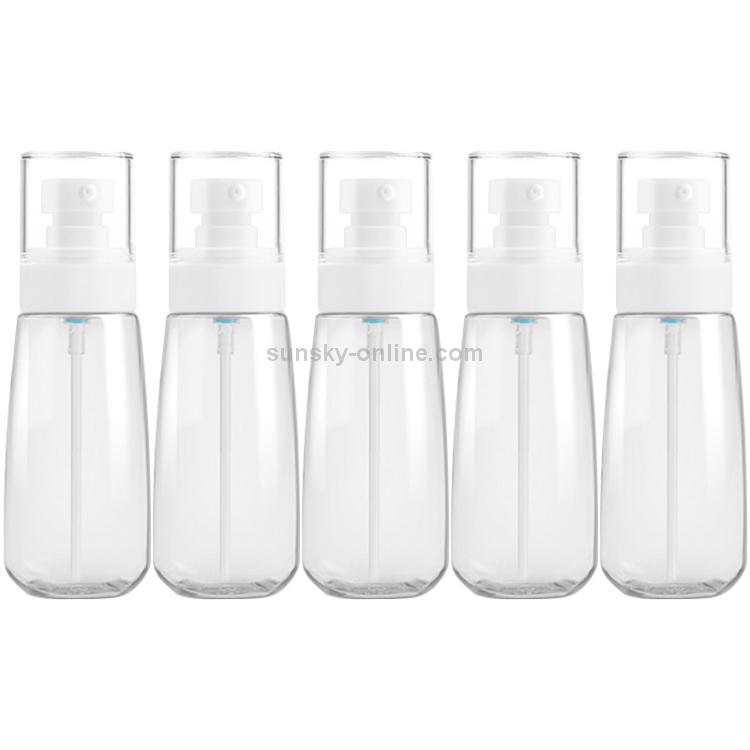 5 PCS Bottiglie di plastica da viaggio Accessori da viaggio