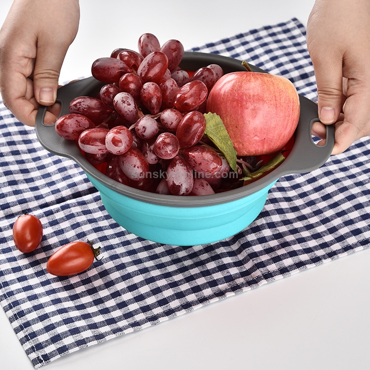 Cestino portaoggetti multifunzionale in plastica cucina per uso domestico  frutta verdura cesto portaoggetti per giocattoli per