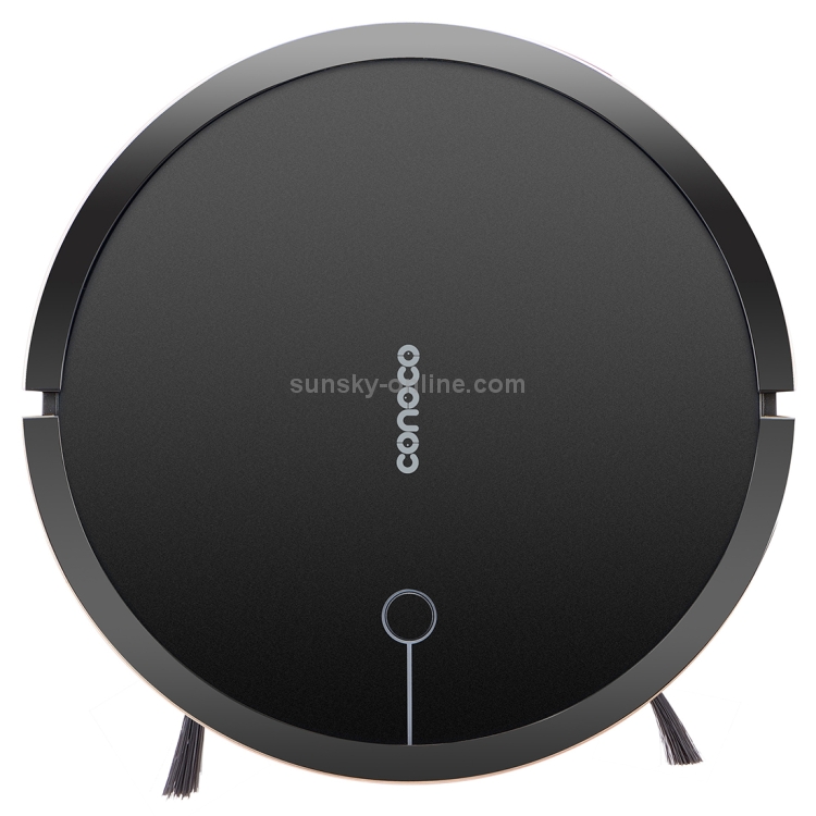 Conoco YBS1705 1500Pa Large Suction Macarons Smart Household Vacuum Cleaner  Clean Robot, Support Phone APP Control \u0026 Amazon Alexa(Black)