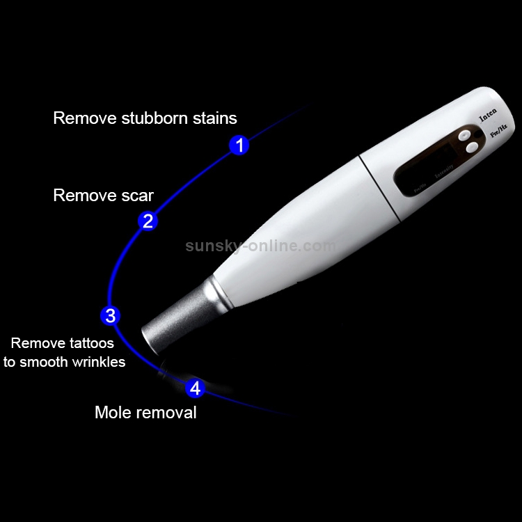 The Handheld Picosecond Portable Laser Plasma Beauty Care Pen with Red Light is a professional device used for eyebrow tattoo removal