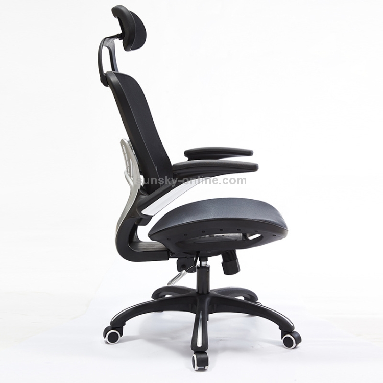 gelijktijdig zonne als resultaat 712-W Moderne minimalistische computer Kantoor Roterende stoel Home  Ergonomie E-sportstoel (zwart)