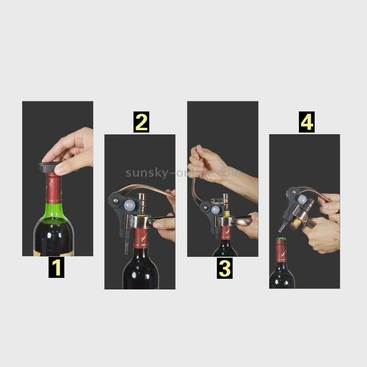 Zinc Alloy + ABS Material Retro Rabbit Shape Bottle Opener Corkscrew Port Wine Bottle Opener, Size: 18 x 14.5 x 4.7cm