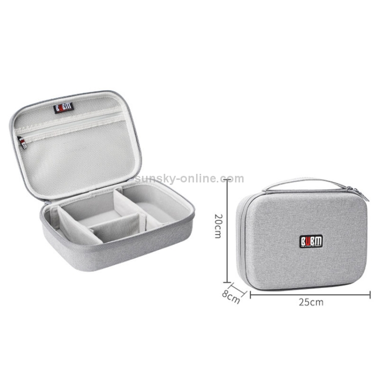 BUBM Multi-function Headphone Charger Data Cable Digital Storage Bag, Size:25x20x8cm(Black) BUBM Multi-function Headphone Charger Data Cable Digital Storage Bag, Size:25x20x8cm(Black)