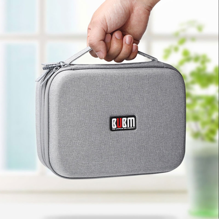 BUBM Multi-function Headphone Charger Data Cable Digital Storage Bag, Size:25x20x8cm(Black) BUBM Multi-function Headphone Charger Data Cable Digital Storage Bag, Size:25x20x8cm(Black)