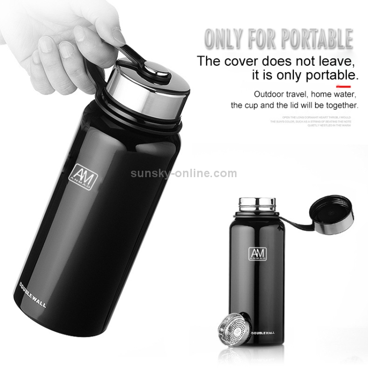 1100ml Portable Outdoor Sport Vacuum Flask Double Stainless Steel
