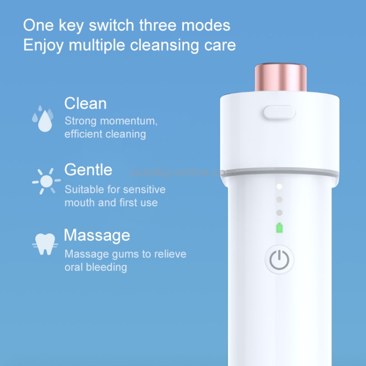 Original Xiaomi DR.BEI F3 Portable Sonic Oral Irrigator 치아 클리너, 용량 : 180ml
