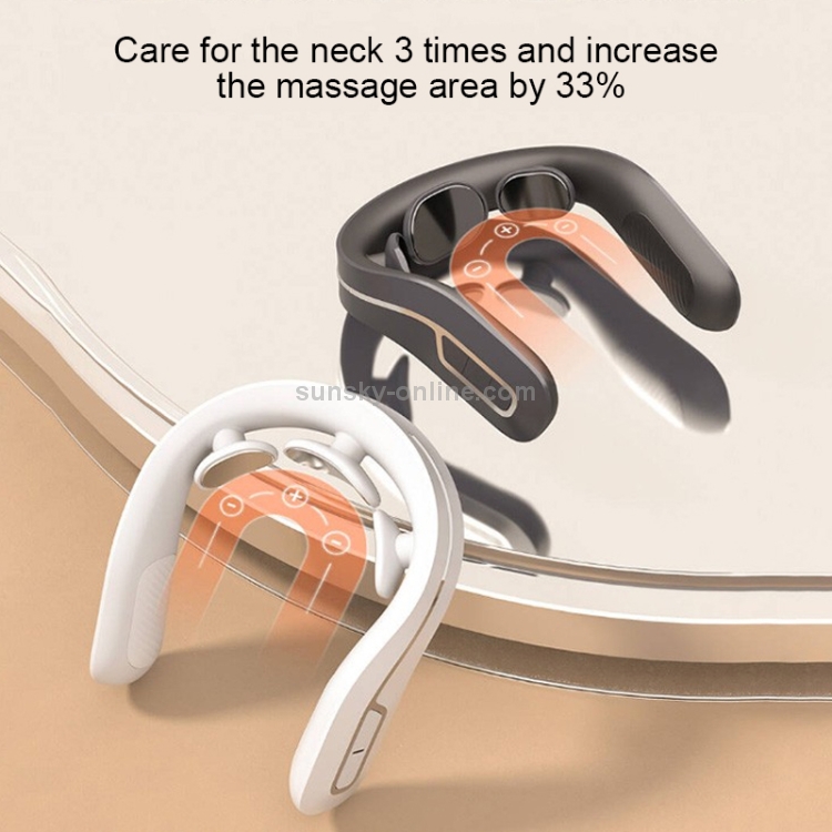 PGG Folding Portable Neck Massager 5 Modes Massage Pulse Infrared