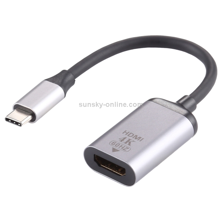 4K 60HZ HDMI hembra a cable adaptador de conexión macho tipo C / USB-C - 1