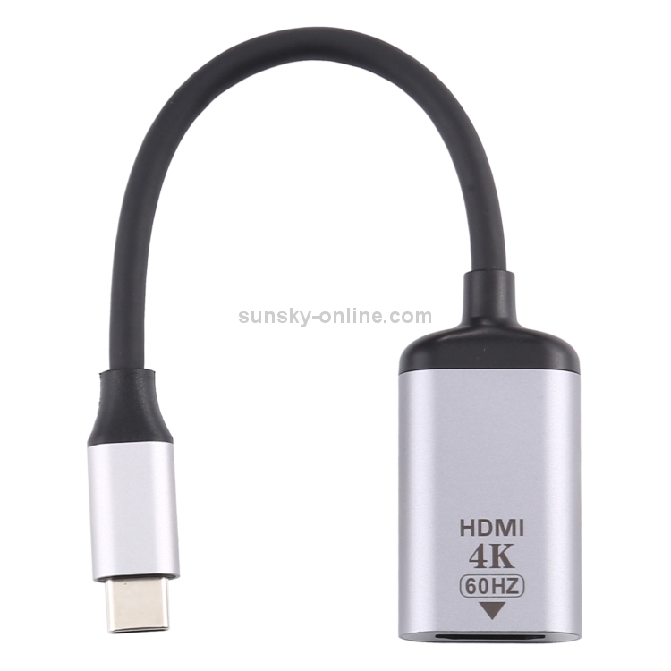 4K 60HZ HDMI hembra a cable adaptador de conexión macho tipo C / USB-C - 2