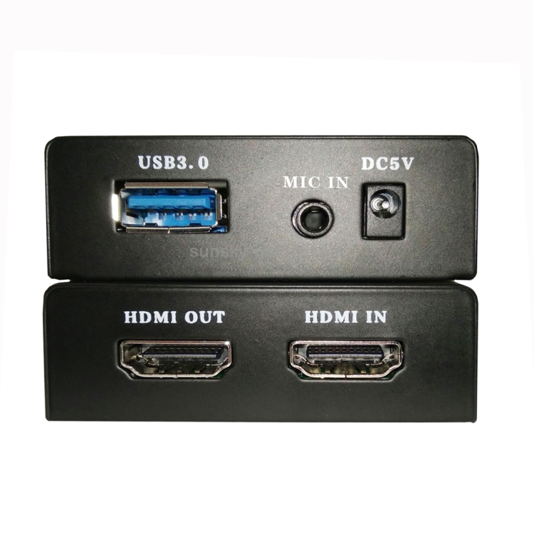 EC290 HDMI USB3.0 Caja de grabación de video HD Tarjeta de transmisión en vivo - 3