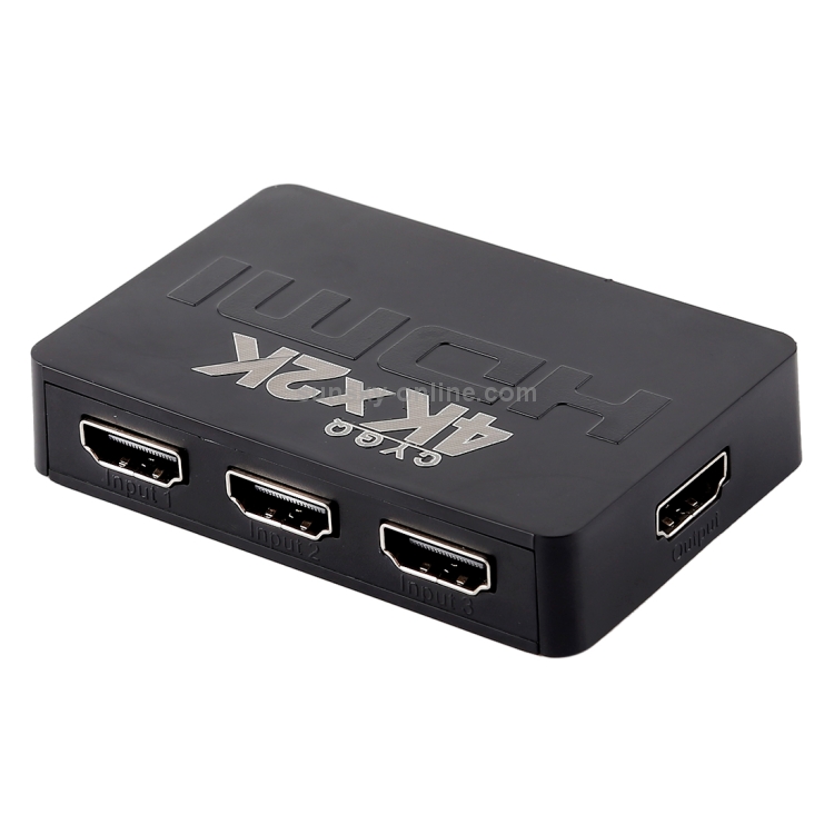 Conmutador HDMI 4K de 3 puertos con control remoto - 2