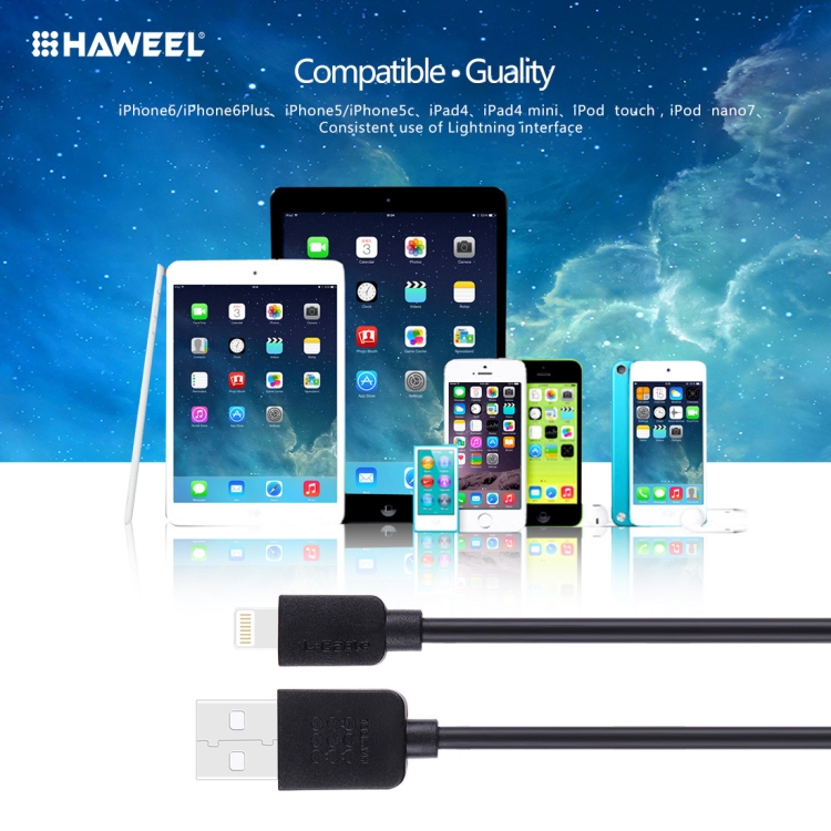 35 PCS Mixed Colors HAWEEL 1m High Speed 35 Cores 8 pin to USB Sync Charging Cable Kit with Candy Cans Package 35 PCS Mixed Colors HAWEEL 1m High Speed 35 Cores 8 pin to USB Sync Charging Cable Kit with Candy Cans Package