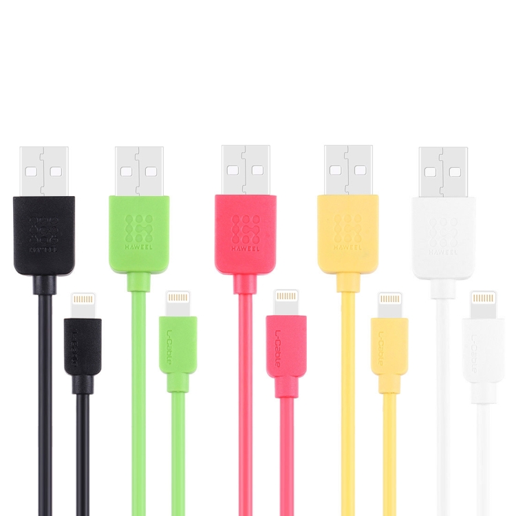 HAWEEL 1m High Speed 35 Cores 8 Pin to USB Sync Charging Cable for iPhone, iPad(White) HAWEEL 1m High Speed 35 Cores 8 Pin to USB Sync Charging Cable for iPhone, iPad(White)
