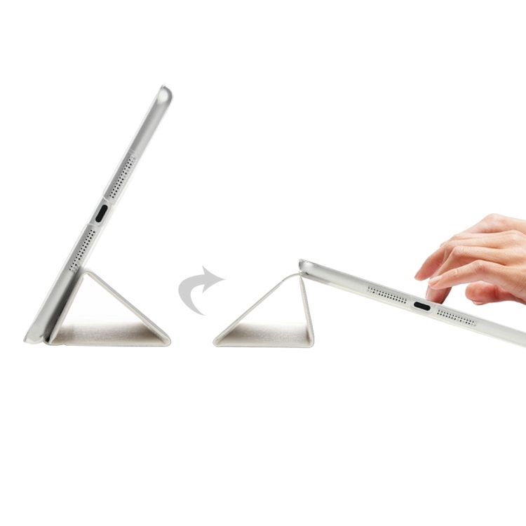 HAWEEL 3-folding Smart Case Clear Back Cover with Holder for iPad mini 3 / 2 / 1(White) HAWEEL 3-folding Smart Case Clear Back Cover with Holder for iPad mini 3 / 2 / 1(White)