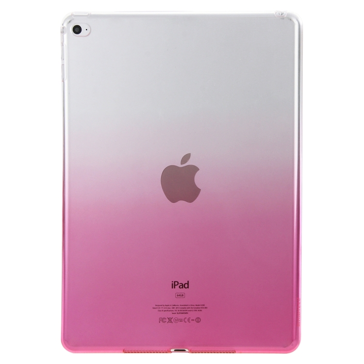 HAWEEL Slim Gradient Color Clear Soft TPU Protective Case for iPad Air 2(Pink) HAWEEL Slim Gradient Color Clear Soft TPU Protective Case for iPad Air 2(Pink)
