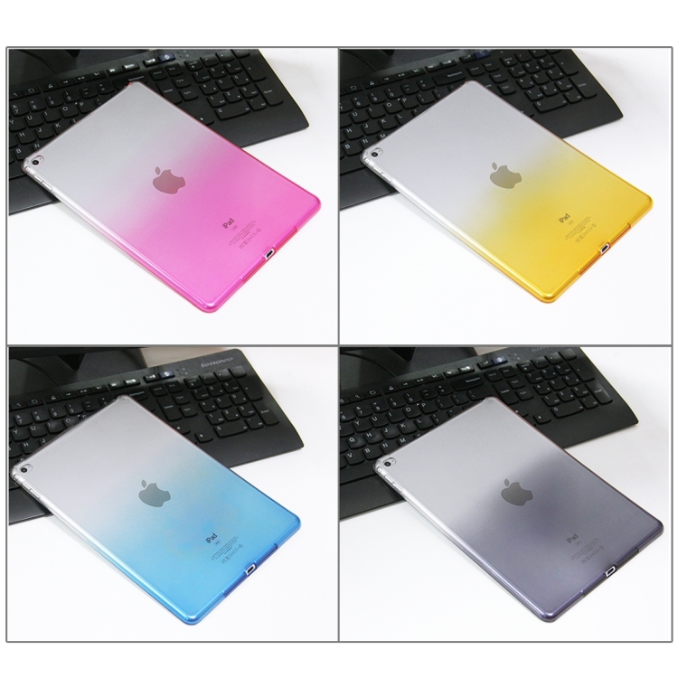 HAWEEL Slim Gradient Color Clear Soft TPU Protective Case for iPad Air 2(Pink) HAWEEL Slim Gradient Color Clear Soft TPU Protective Case for iPad Air 2(Pink)